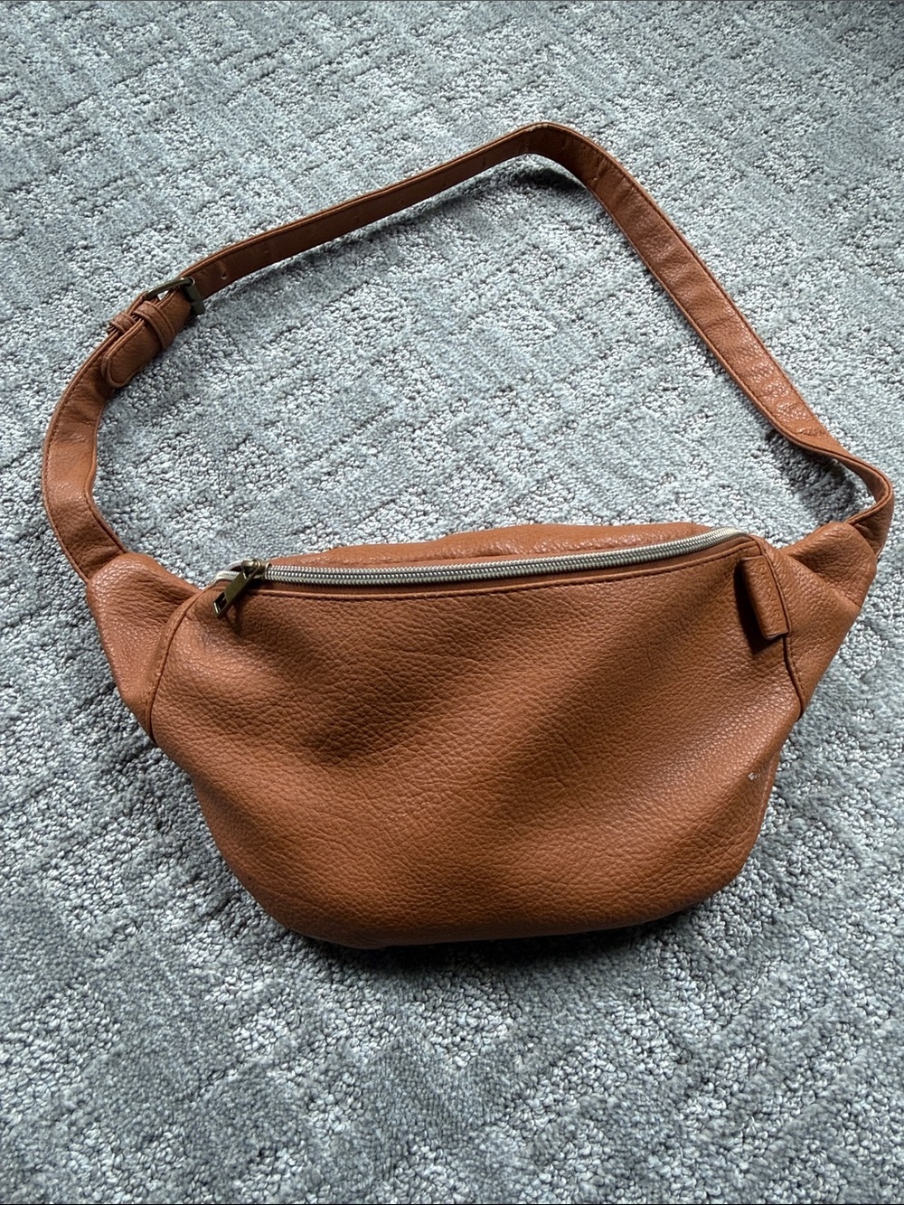 Rip curl wonderer Classic Leather Crossbody/waste Belt Bag in Brown